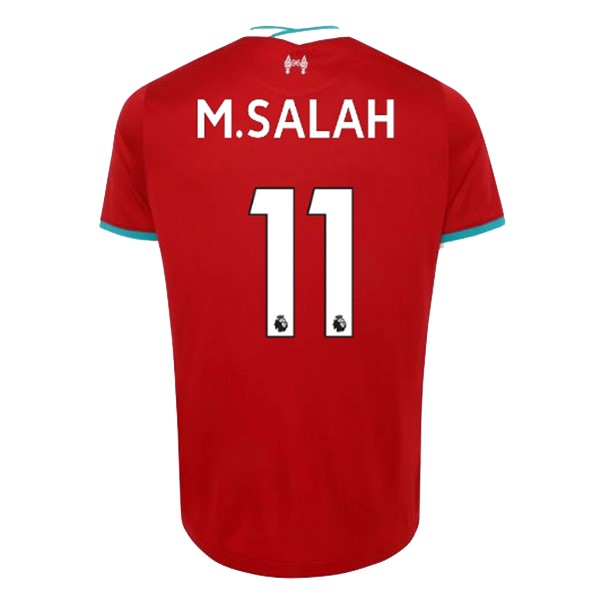 Camiseta Liverpool NO.11 M.Salah Primera Equipación 2020-2021 Rojo